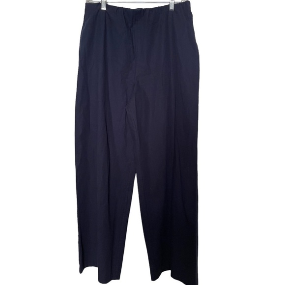 ANN MASHBURN Blue Wide Leg Pants Size Medium - Picture 8 of 8
